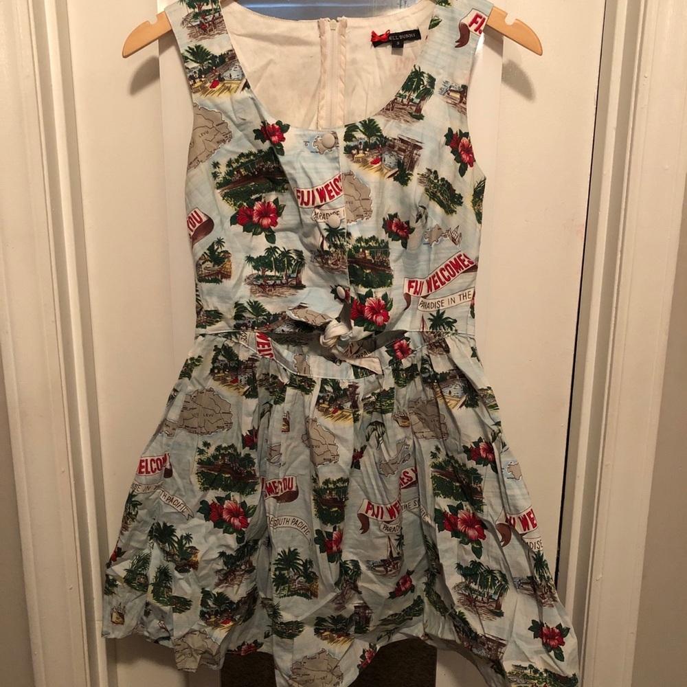 Hell Bunny Welcome to Fiji Dress - S